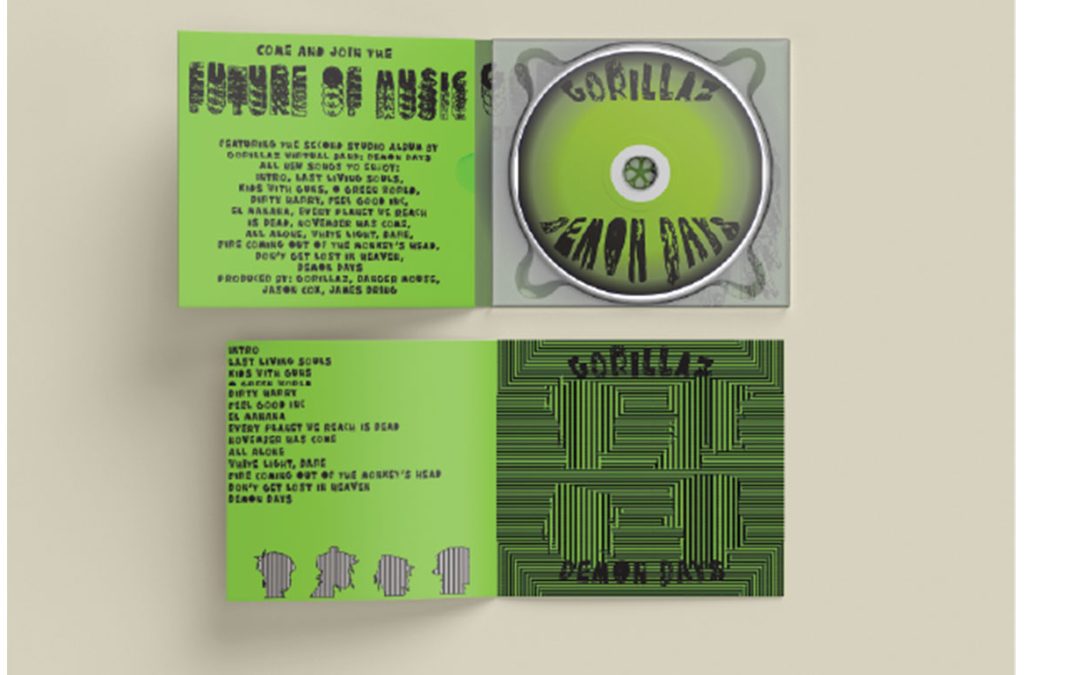 Gorillaz CD in the 1990s